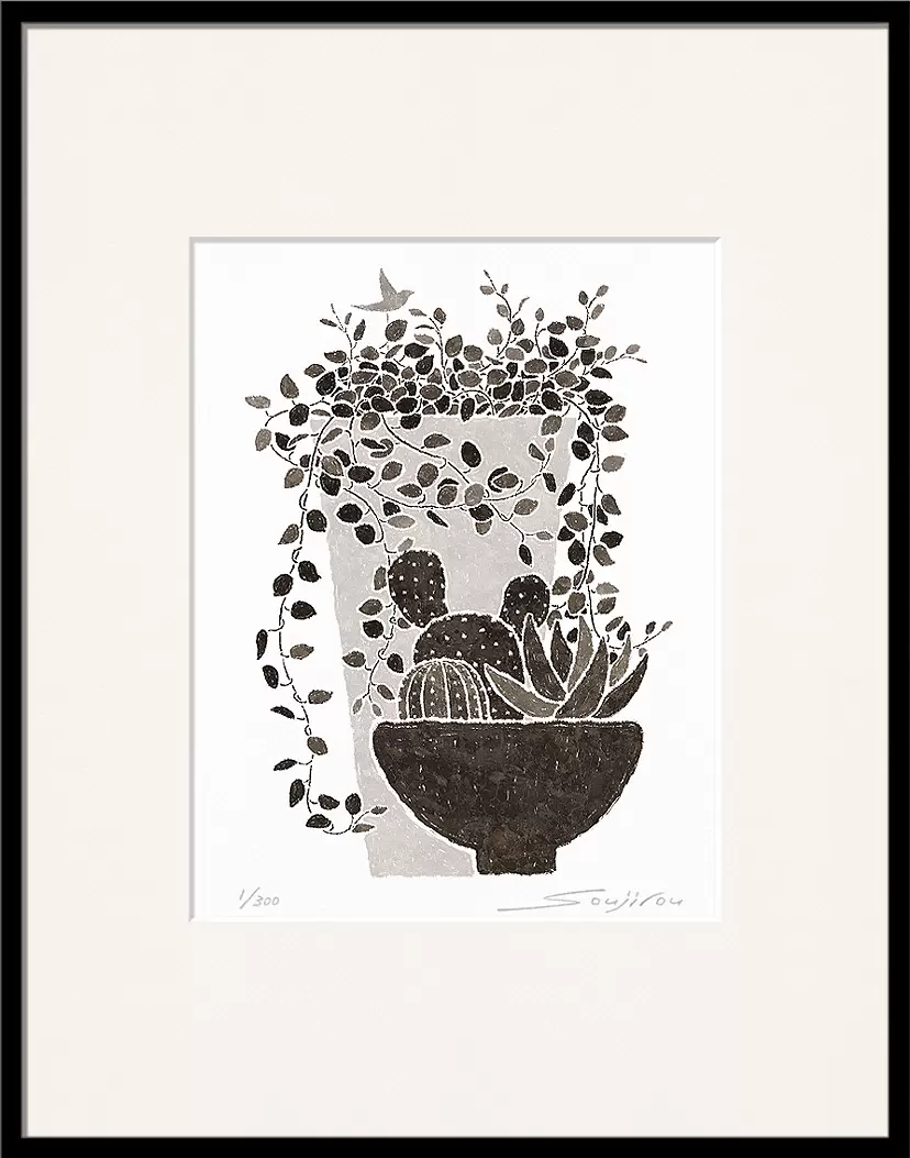 Wire Plants and Succulents (MP-003-4, half cut)
