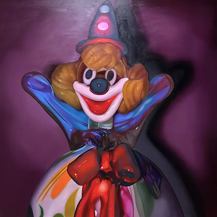 absolute difference series "Glass clown III"