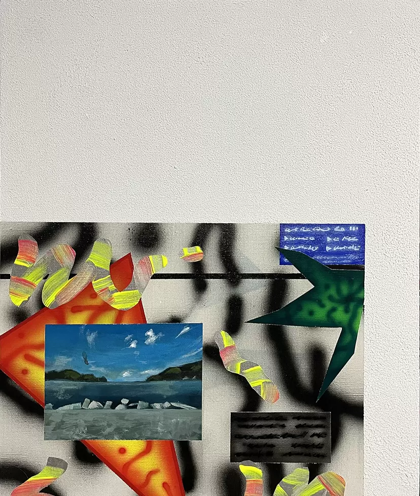 Wall surface on display