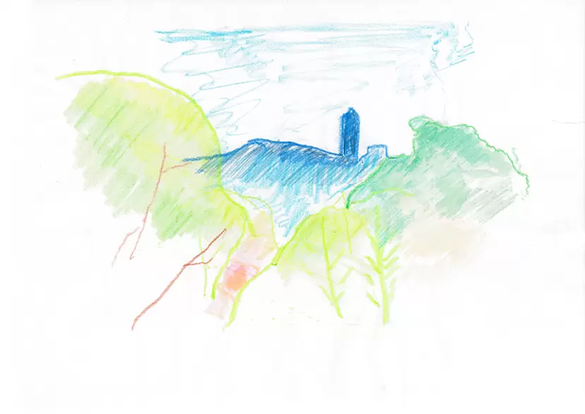 病棟からの風景 Ⅰ