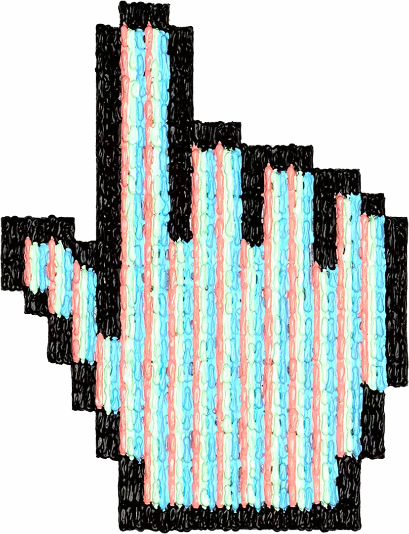 hand cursor WIN95