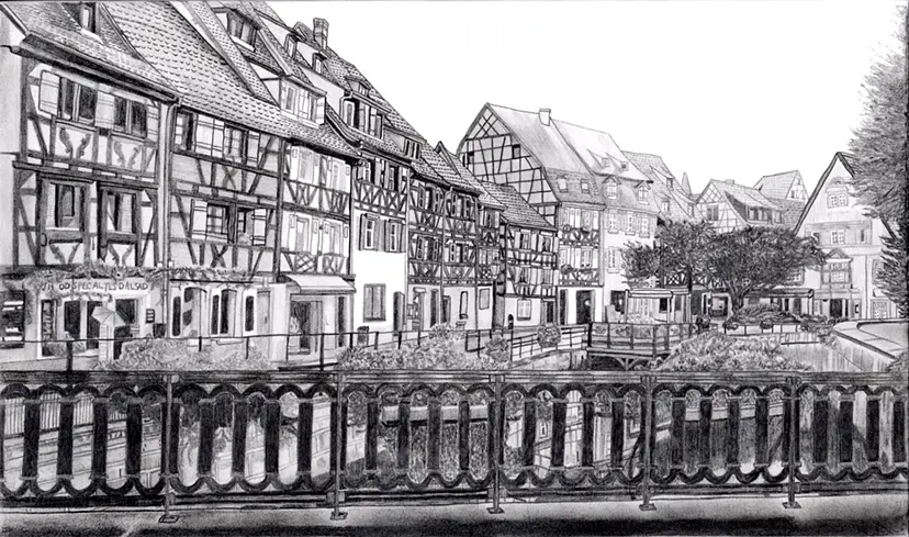 Town Scape of Colmar