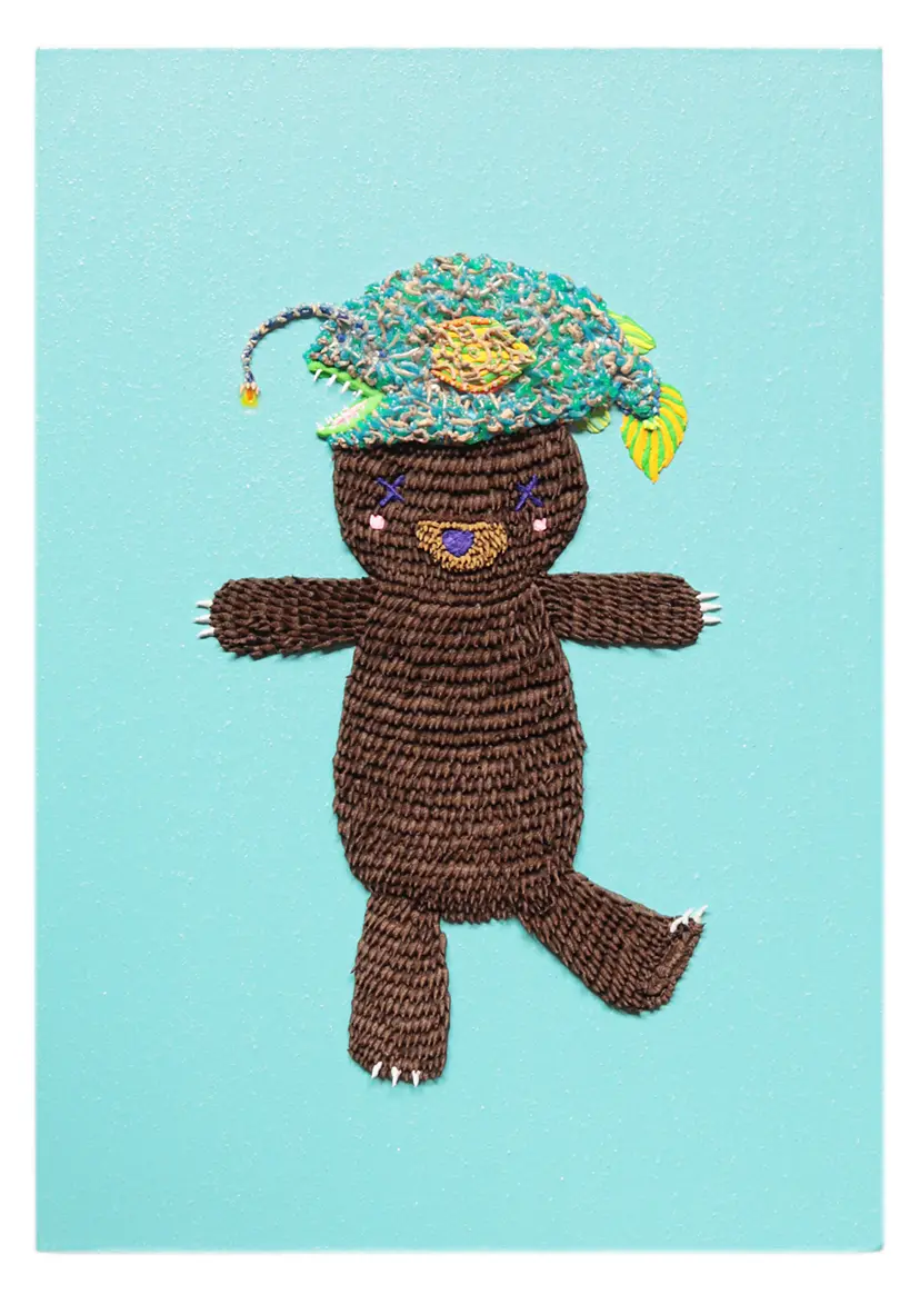 Footballfish and Bear