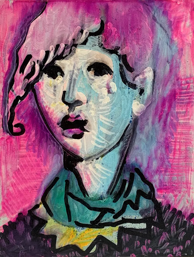 女の肖像 by 林耕平/コウヘイ画伯 | 現代アートの販売・通販 | ArtSticker