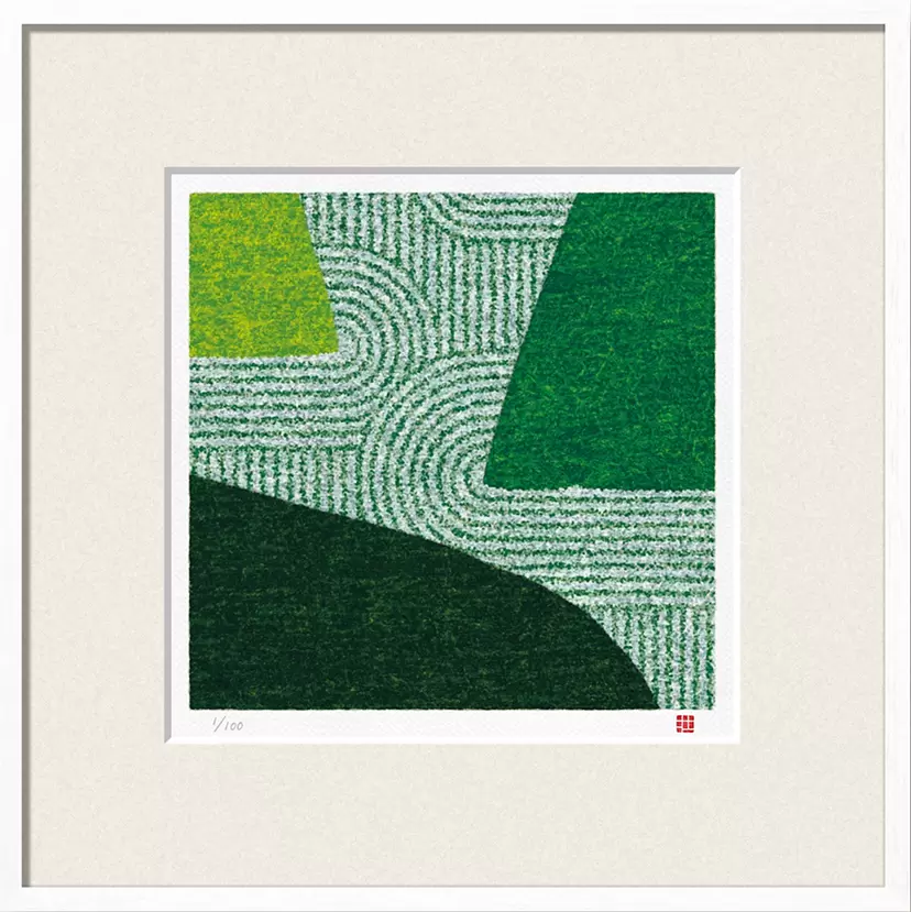 Dry landscape green (A-209, 50 square)