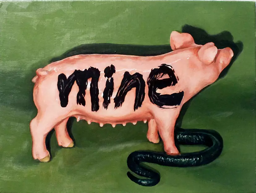 my pig with snake
