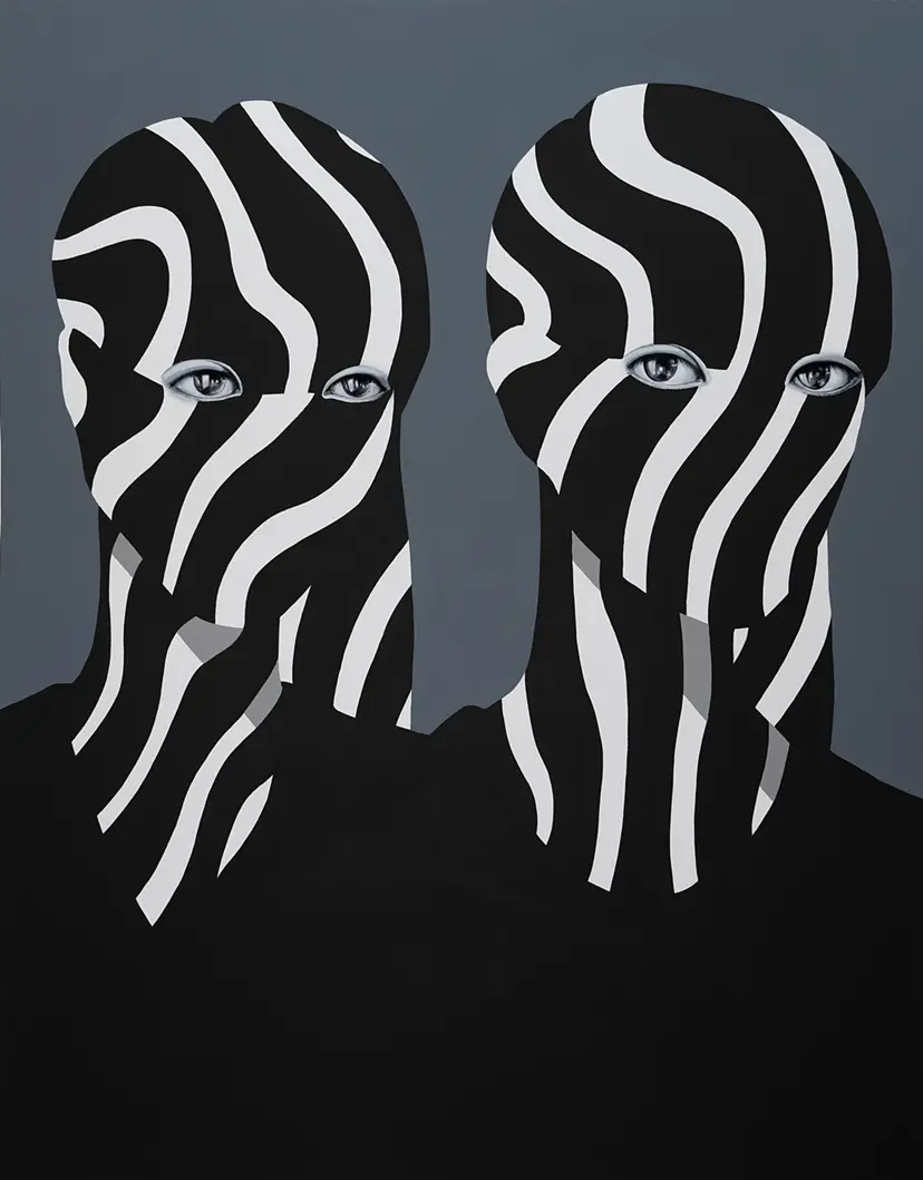 Self-portrait for multiple accounts #02
