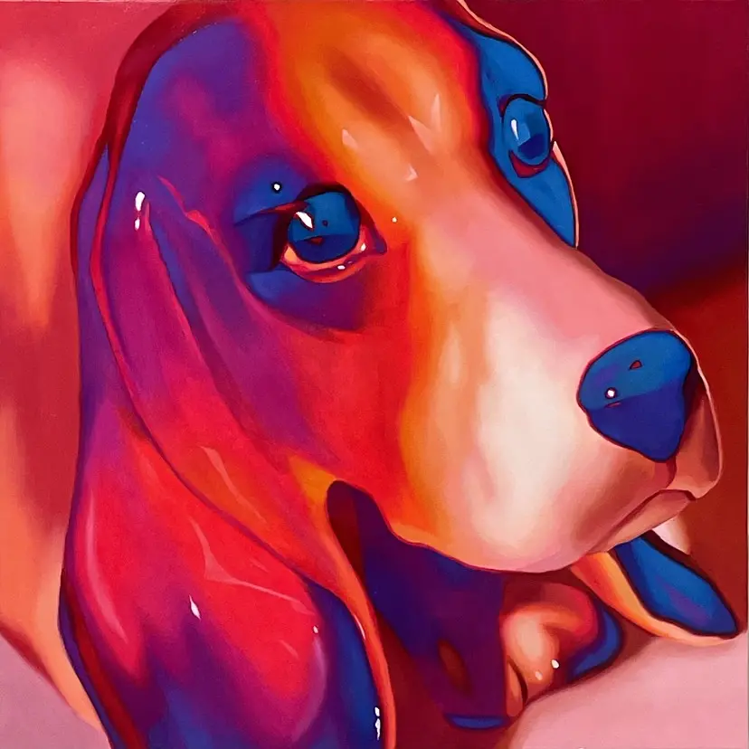 absolute difference series “Ceramic dog IV”