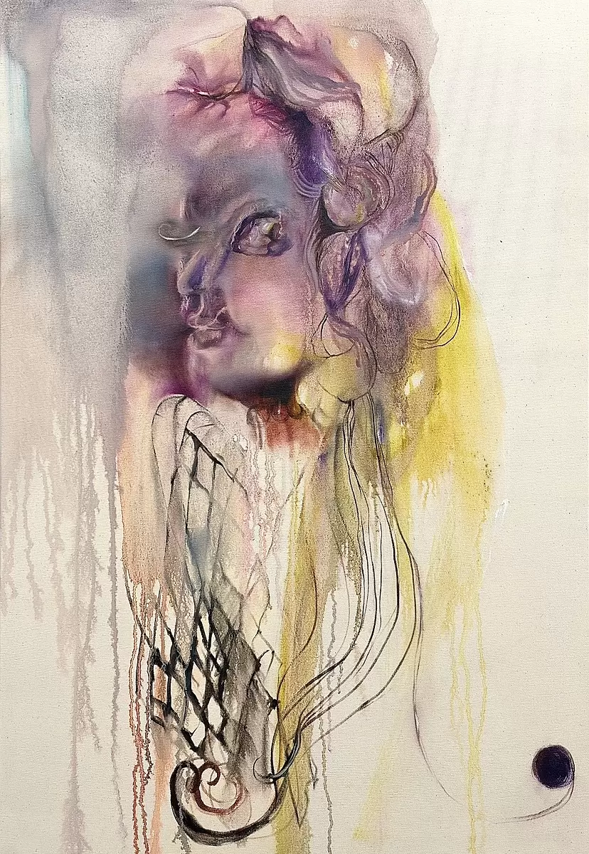 Doll painting: featuring Amane by 松浦 美桜香 | Online art store