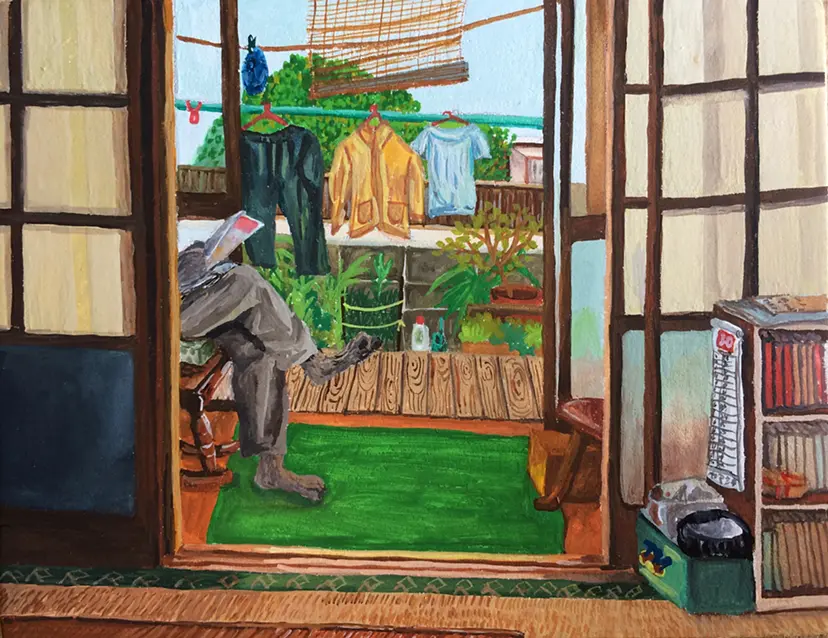 Afternoon Reading by 面高 慧 | 現代アートの販売・通販 | ArtSticker