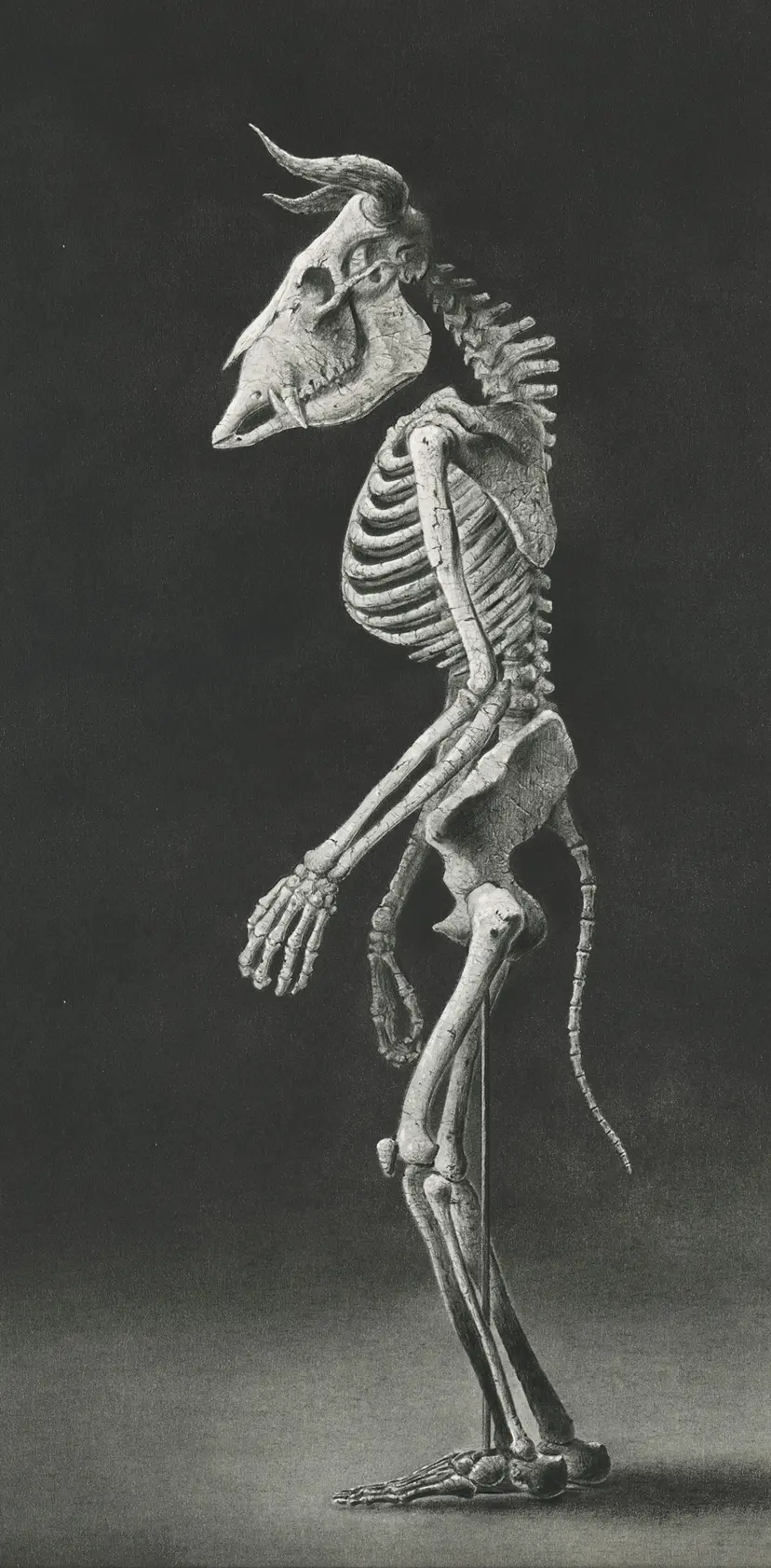ミノタウロスの全身骨格化石図 by 天久 高広 | Online art store for
