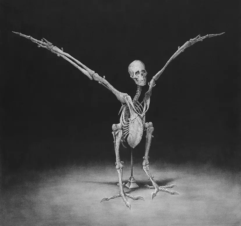 セイレーンの全身骨格化石図 by 天久 高広 | Online art store for