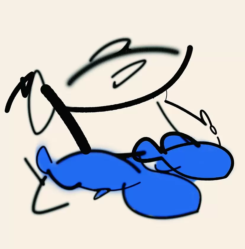 休憩中のさかな