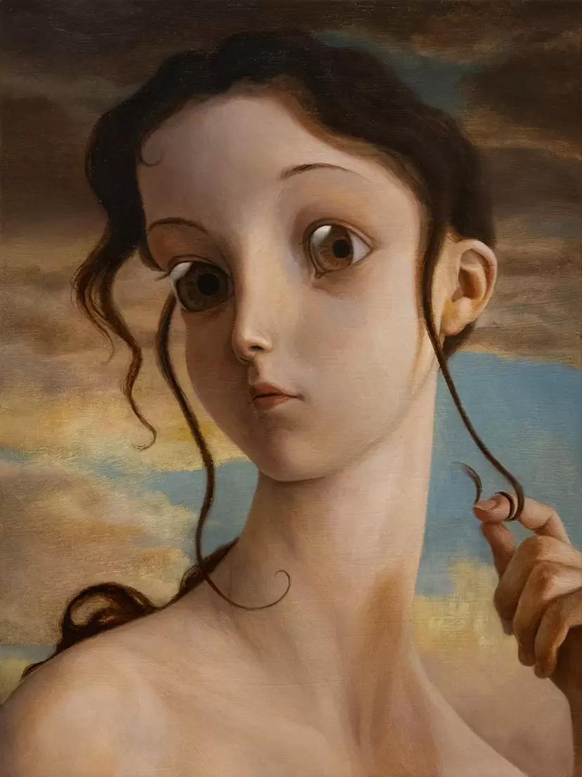 The Girl with Black Hair