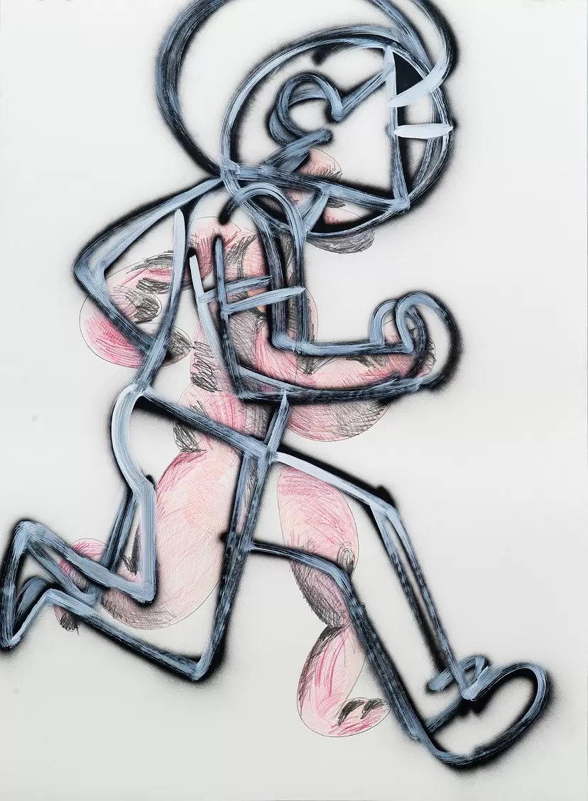 Study for Null Cited from Eadweard Muybridge's "The Human Figure in Motion"#024-2