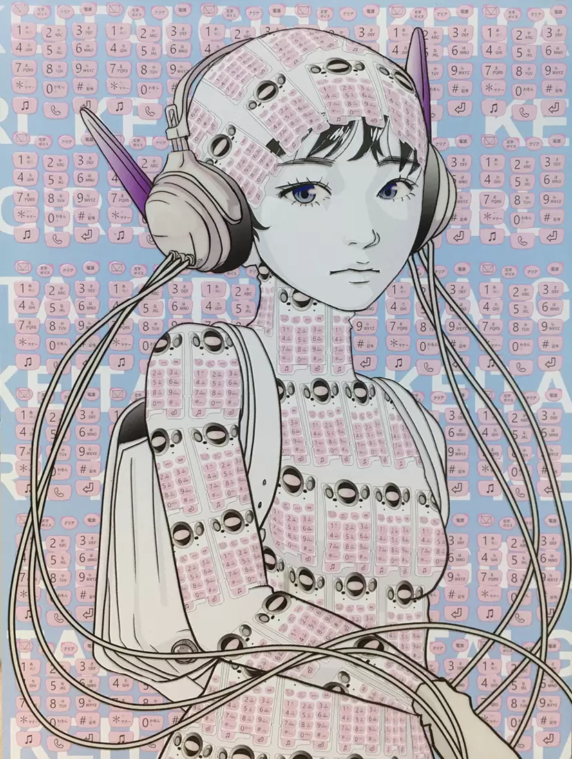 KEITAI GIRL SAGA2 by 山口典子 | 現代アートの販売・通販 | ArtSticker