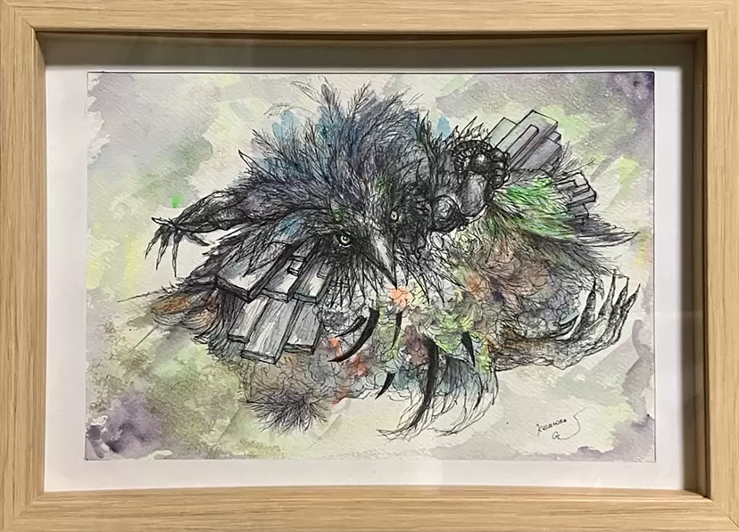 蒼鷹 by kemono gallery | 現代アートの販売・通販 | ArtSticker