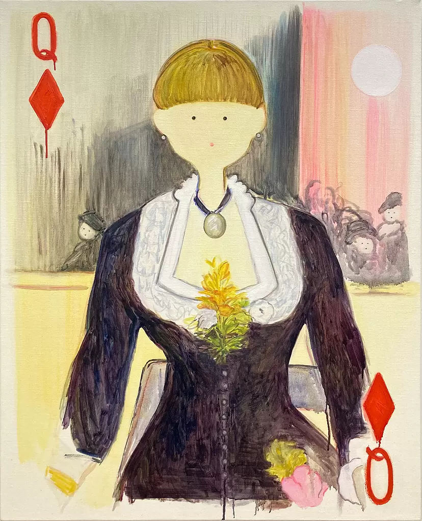 Chance, the Queen of Diamonds/Coins