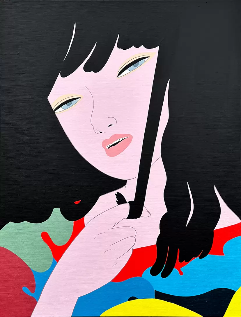 オリジナル木版画☆牛