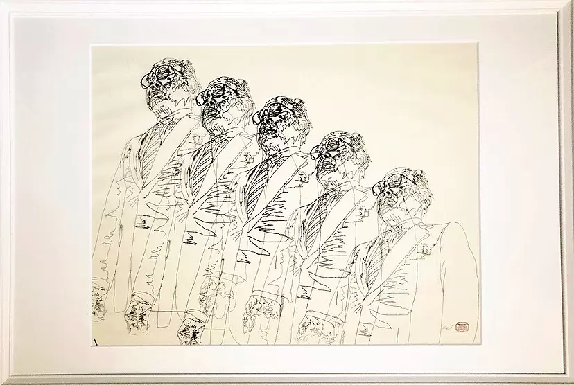 プリント絵画　Cariofillee The statue of AKIO 01 by 市川慧 | 現代アートの販売・通販