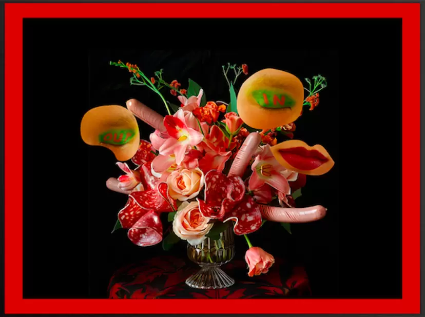 Meat, sausages, bouquet/肉，香肠，花束