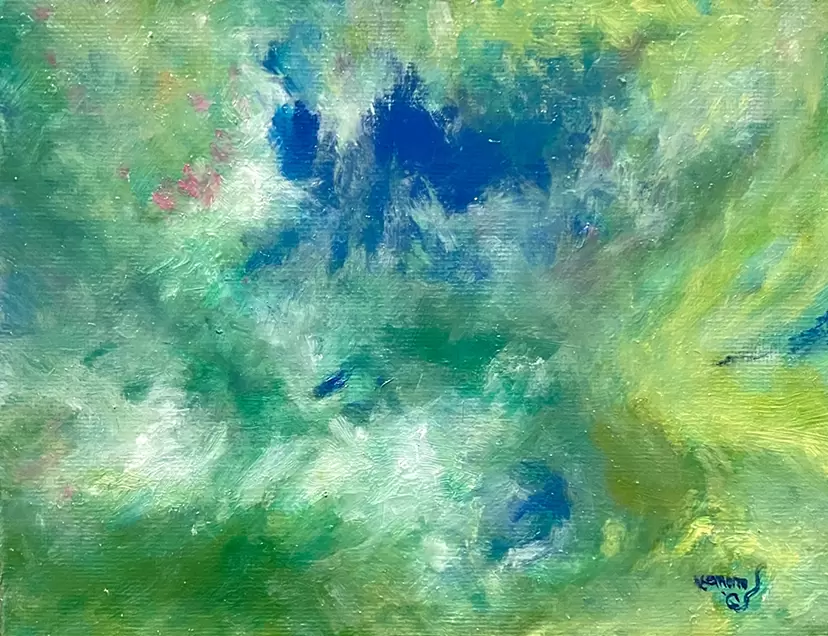 Greenish blue