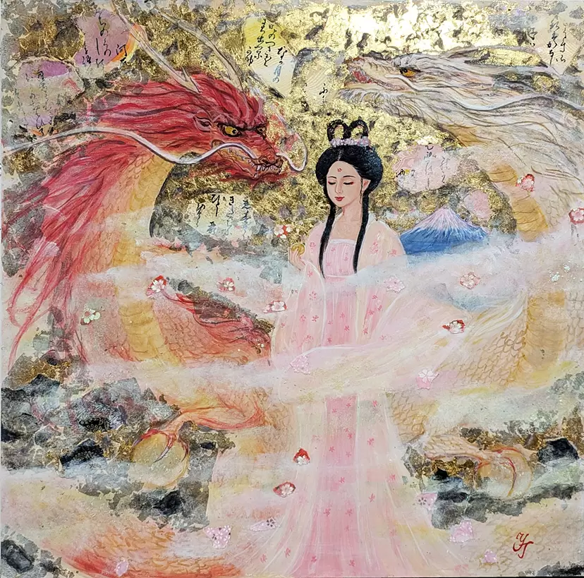御統の珠（みすまるのたま）-木花咲夜姫と赤白二龍