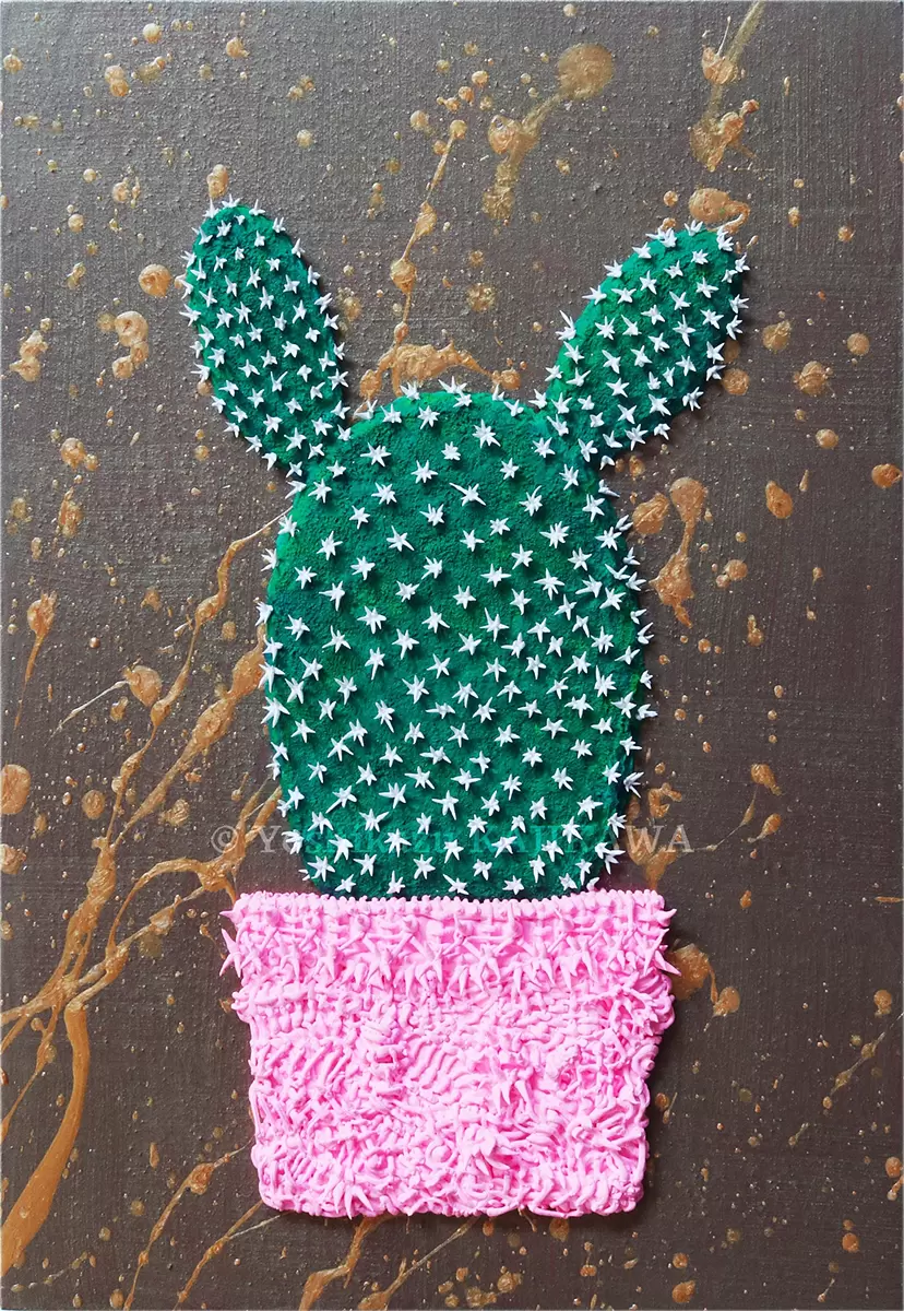 Bunny ears cactus _ 白桃扇 
