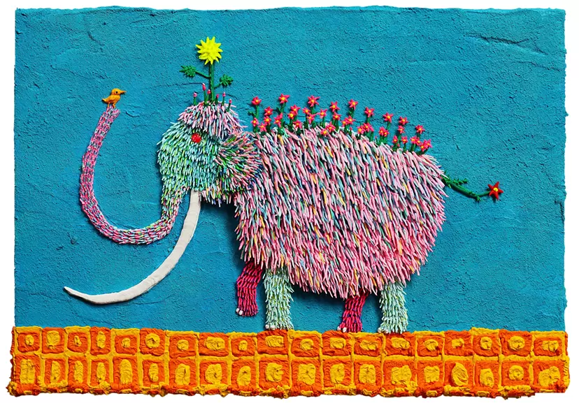 Mammoth and Little Friend