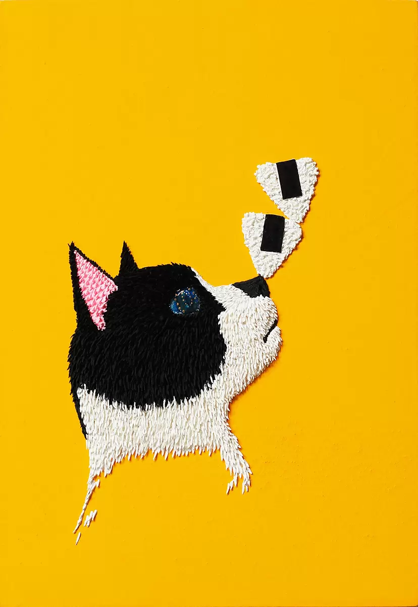Onigiri and Cat _（Something On the Nose Series）