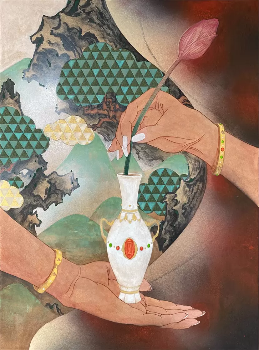 櫻山居士　山水画 櫻山居士 山水画