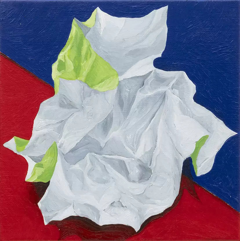 rolled paper (yellow-green)