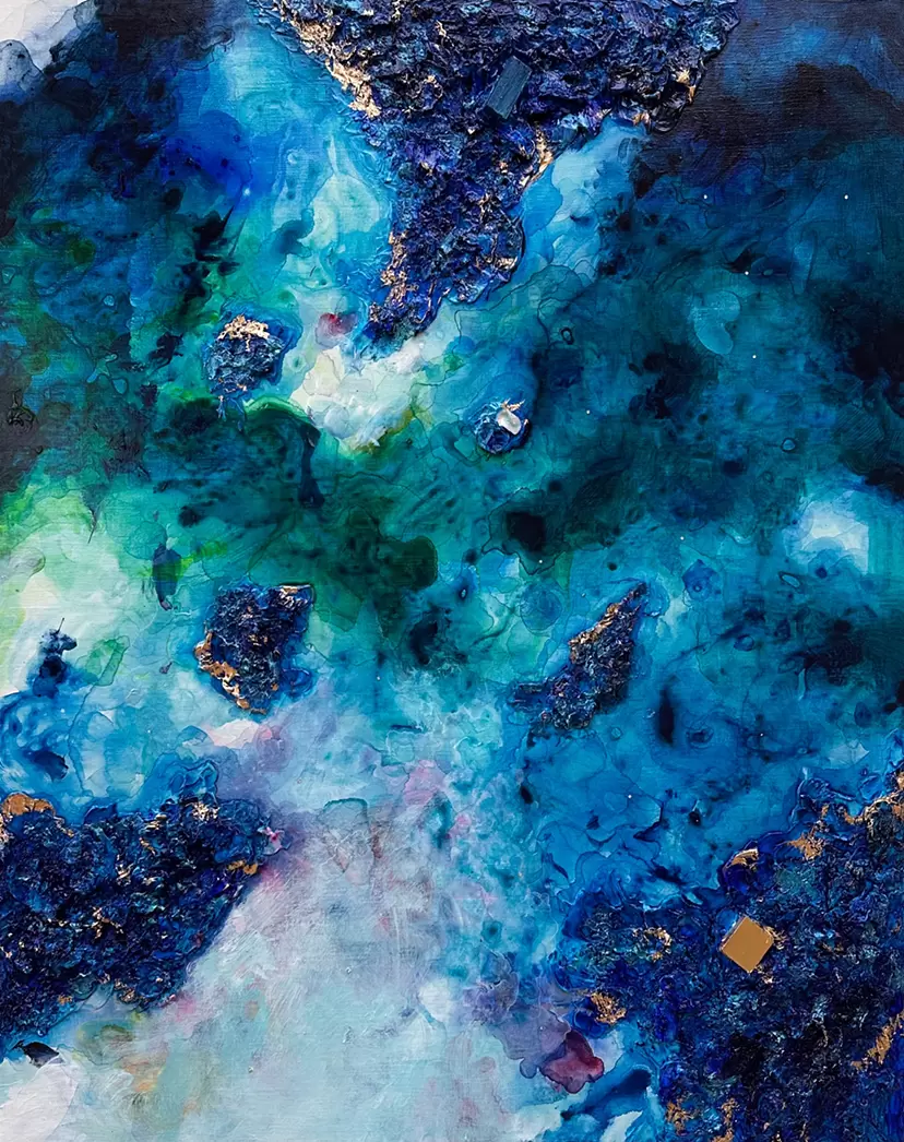 A water star fell from the sky