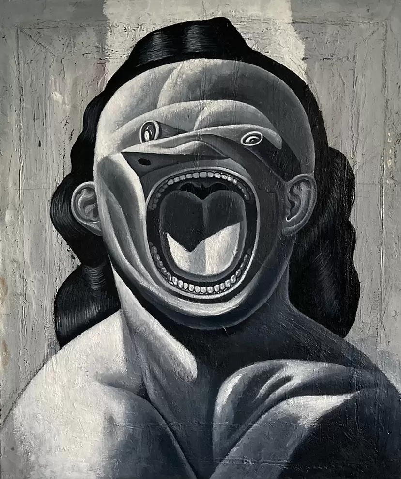 Into the mouth