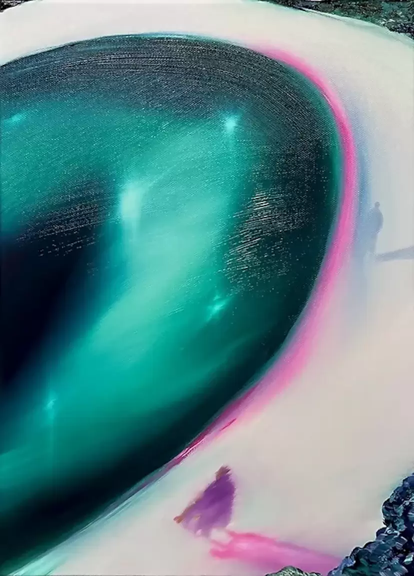 湖畔にて