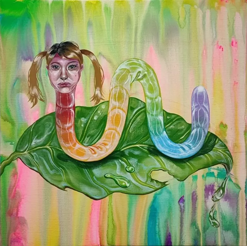Gummy worms. -hello-