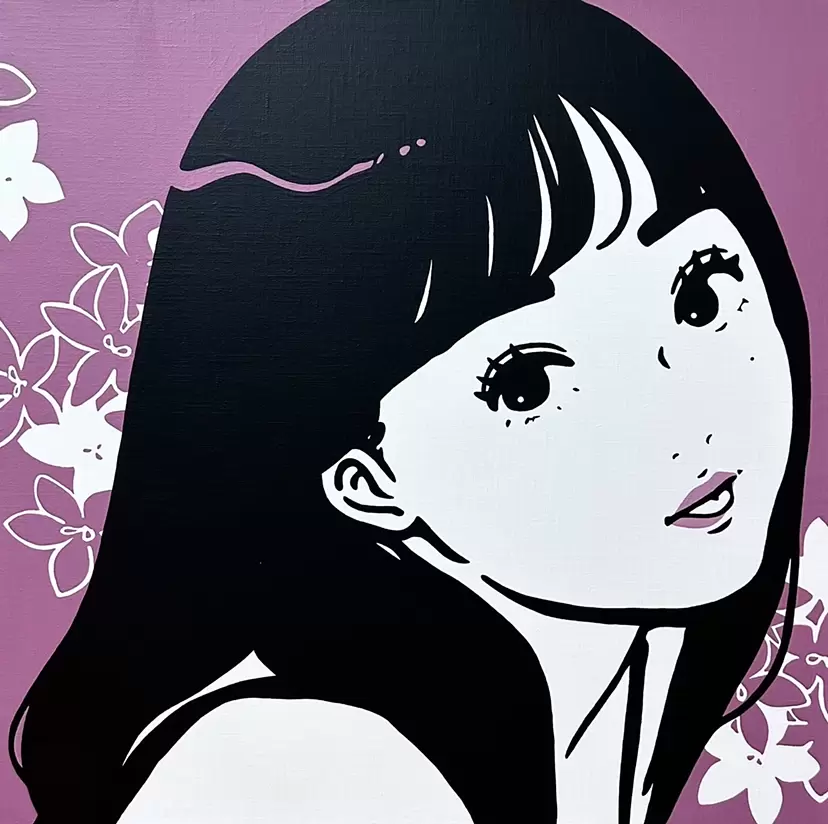 【一点物イラストアート】Who's next【F0号】現代アート,イラスト, 一点物イラストアート】Who's next【F0号】現代アート,イラスト