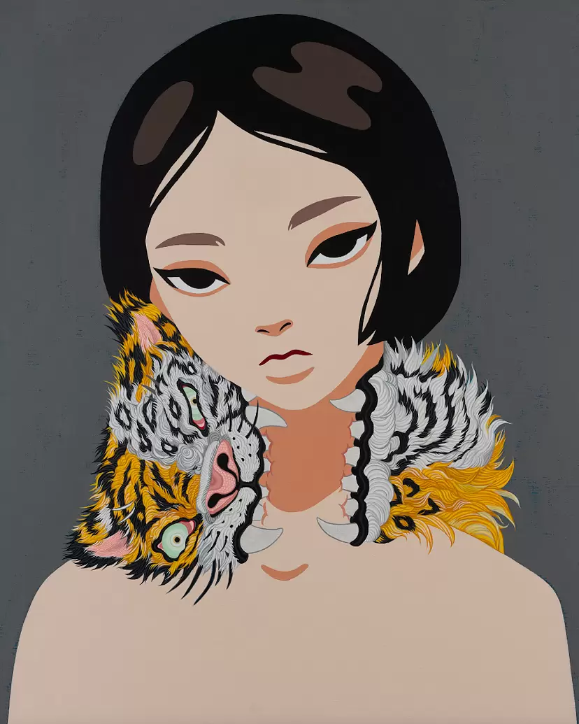 大人気新品 Bitten from Within 108” by feebee | 現代アートの販売・通販 絵画