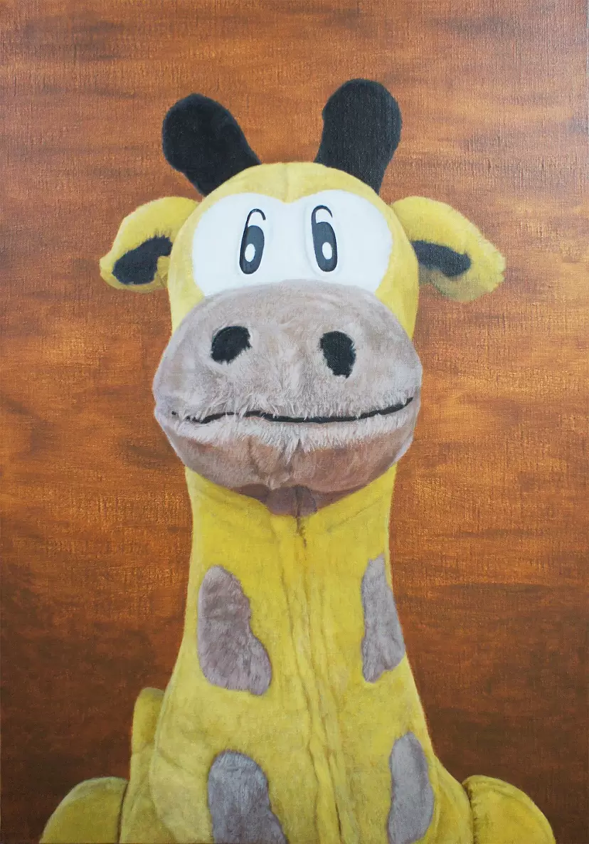 Giraffe waiting
