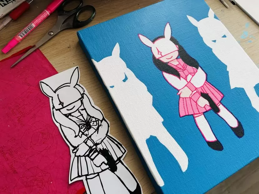 現代アート 有村佳奈 「誘い花」2017 オリジナル 有村佳奈 のアート作品 | 現代アートの販売・通販 | ArtSticker