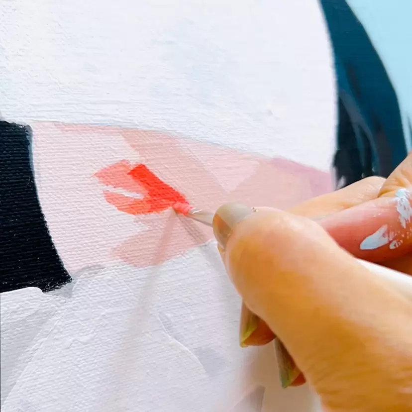 現代アート 有村佳奈 「誘い花」2017 オリジナル 有村佳奈 のアート作品 |