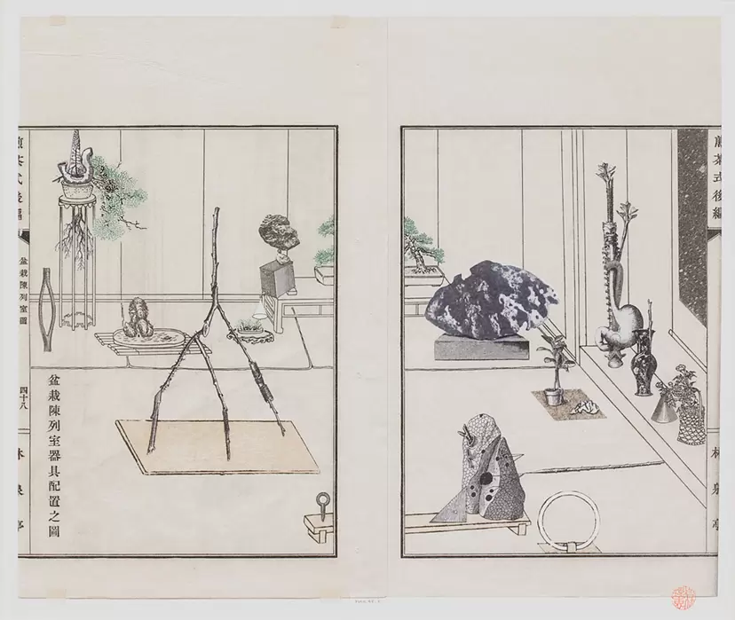 室内画48－盆栽と内臓のある室内 by 片岡純也＋岩竹理恵