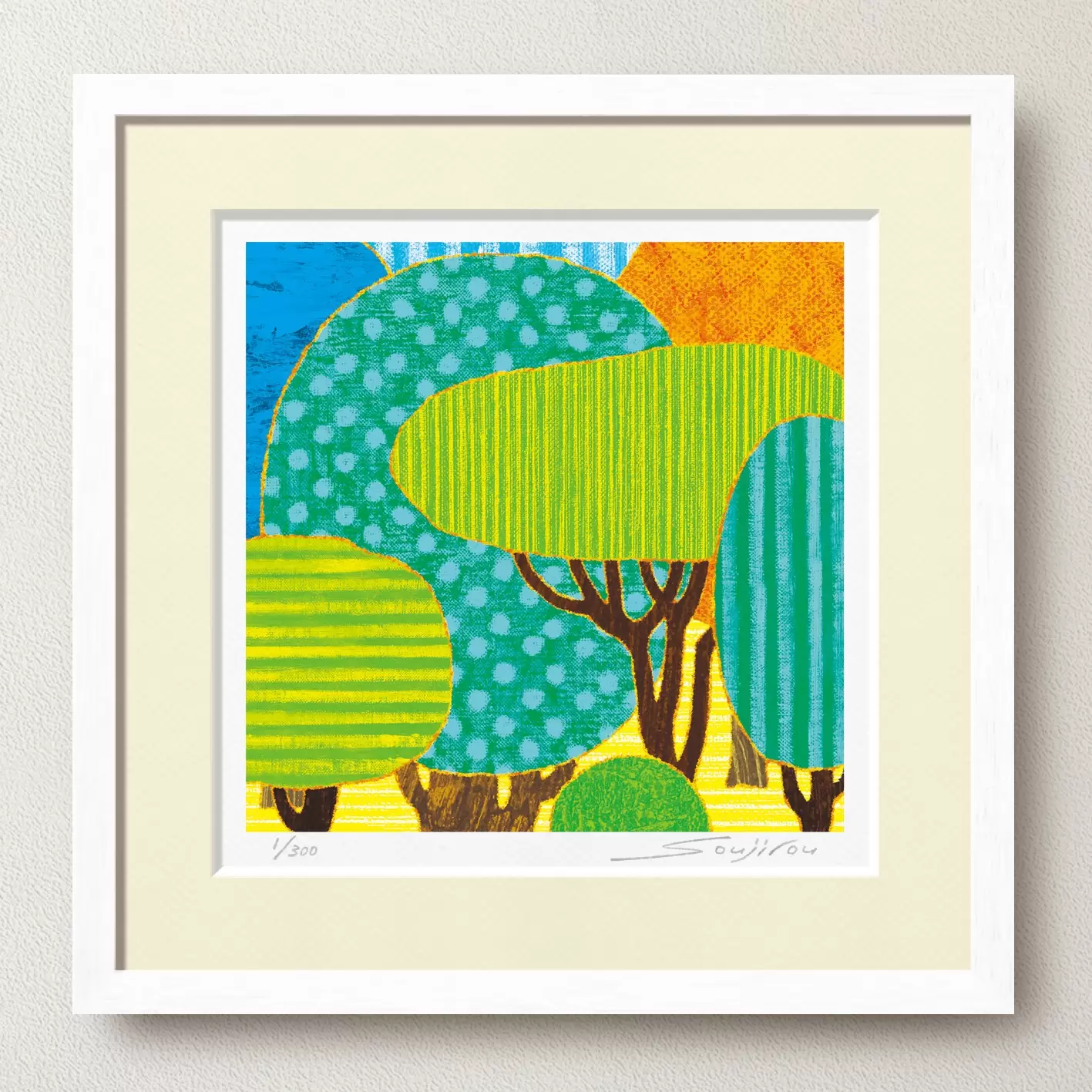 GREEN FOREST (A-001, 40 square)