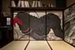 大鯰列島図襖絵