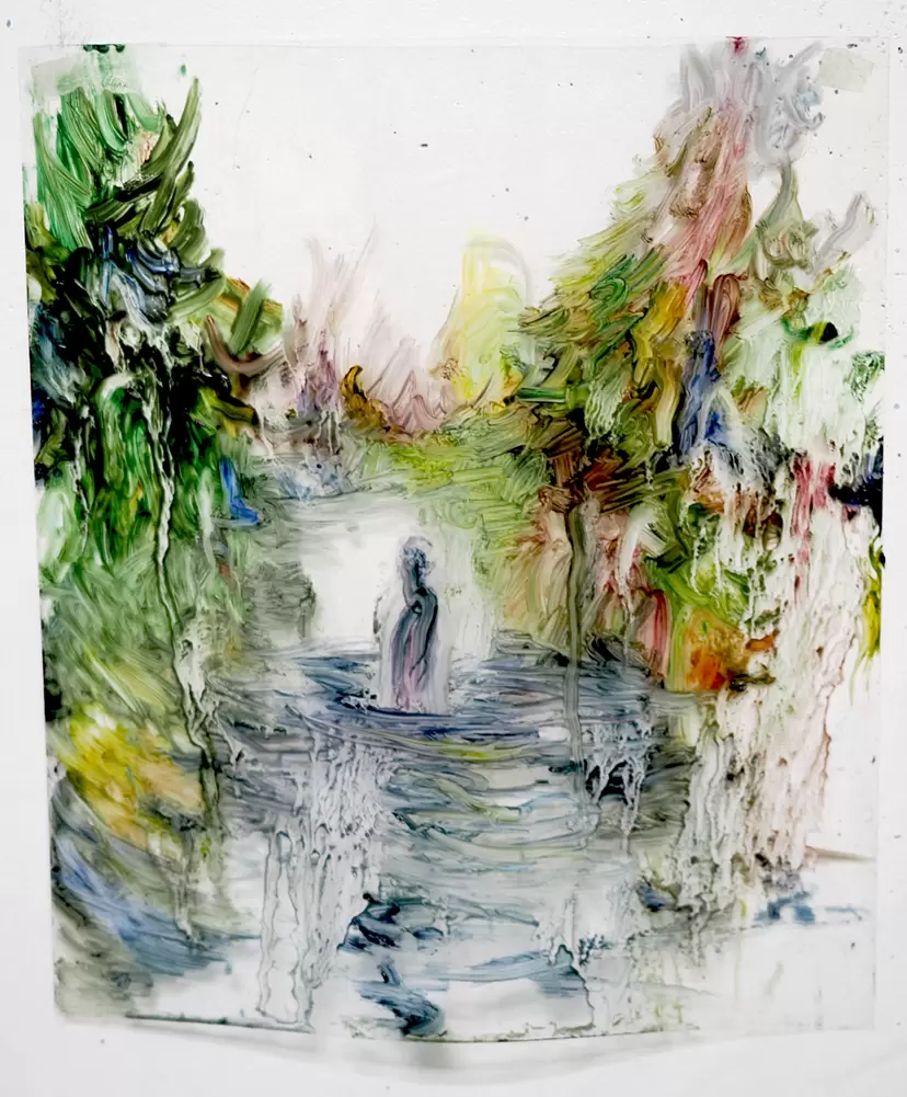 drawing（君の泉について） by Momoka Kawashima