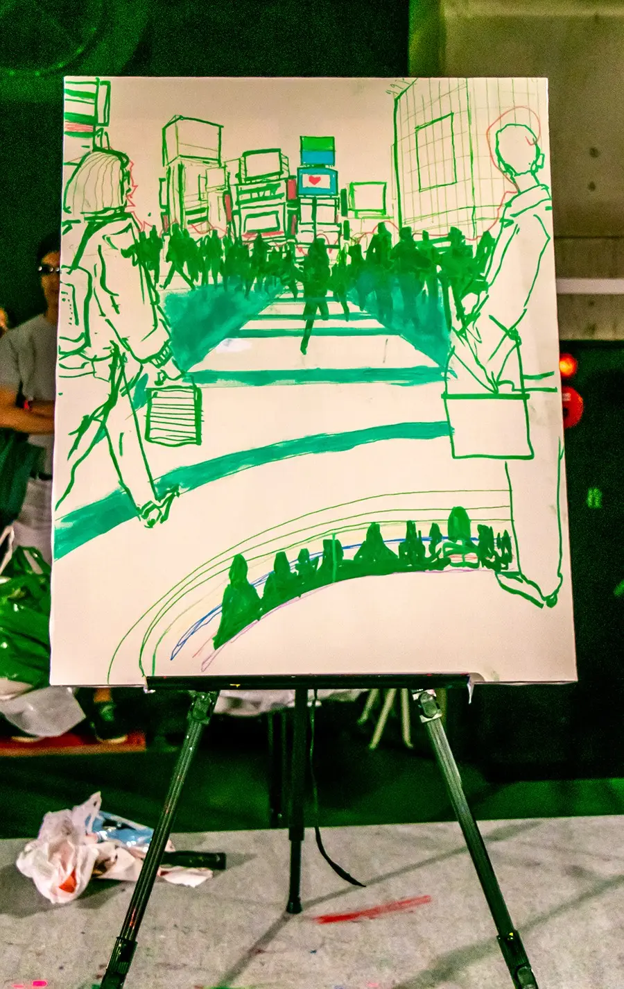 Carlos Sulpizio@ART BATTLE Tokyo Vol.2 Finalist