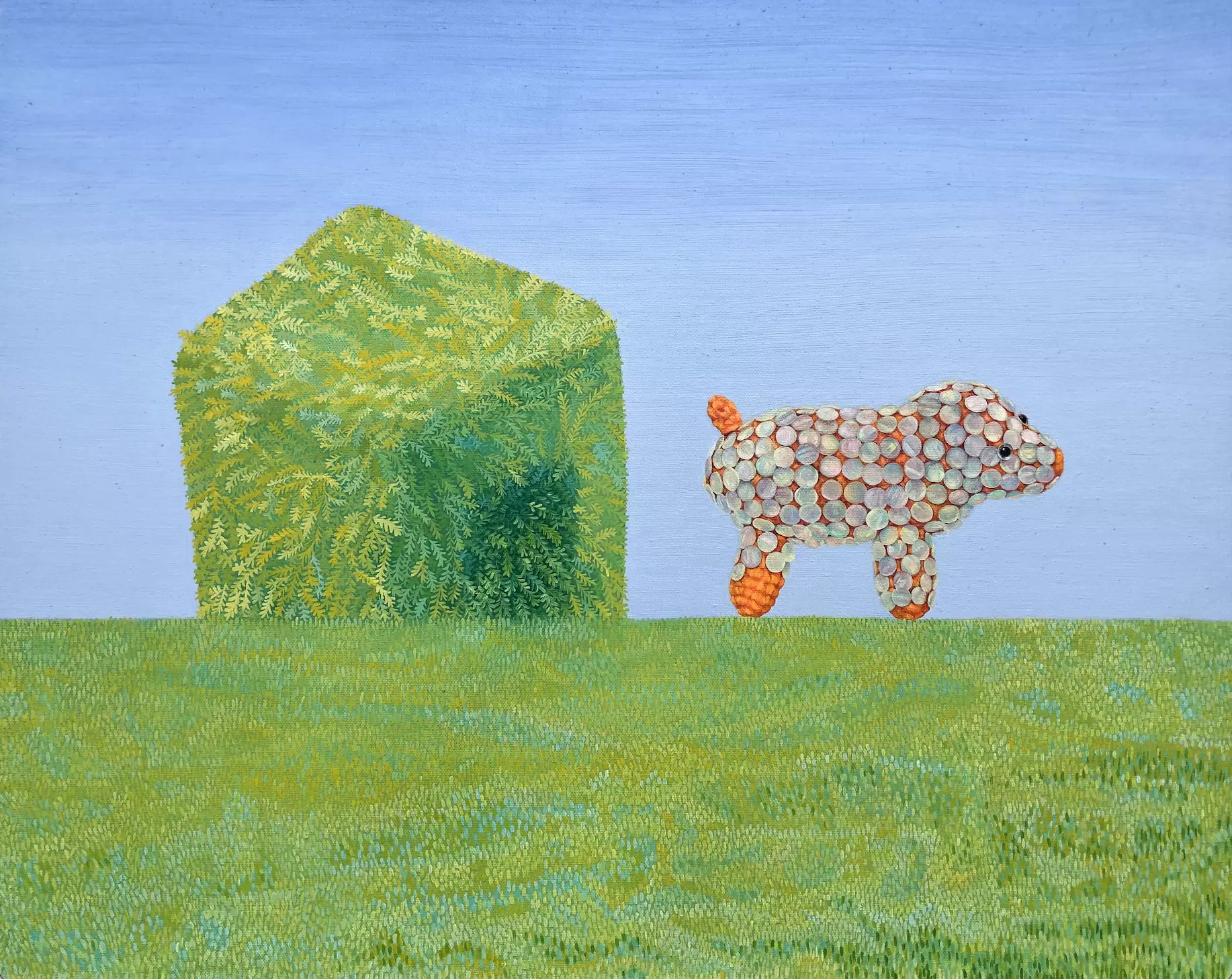 家と犬