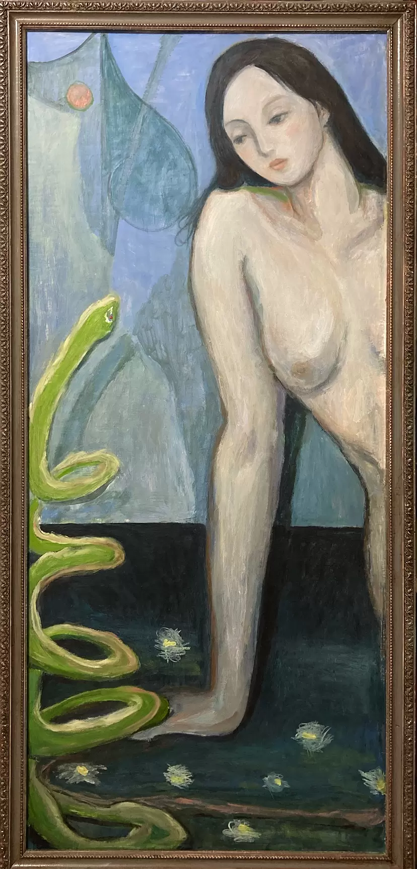 Eve and the Snake by 蔡 云逸