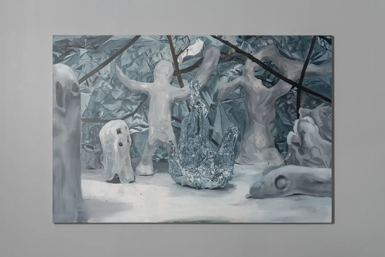 白い炎に群がる by 小野 功太郎 | 現代アートの販売・通販