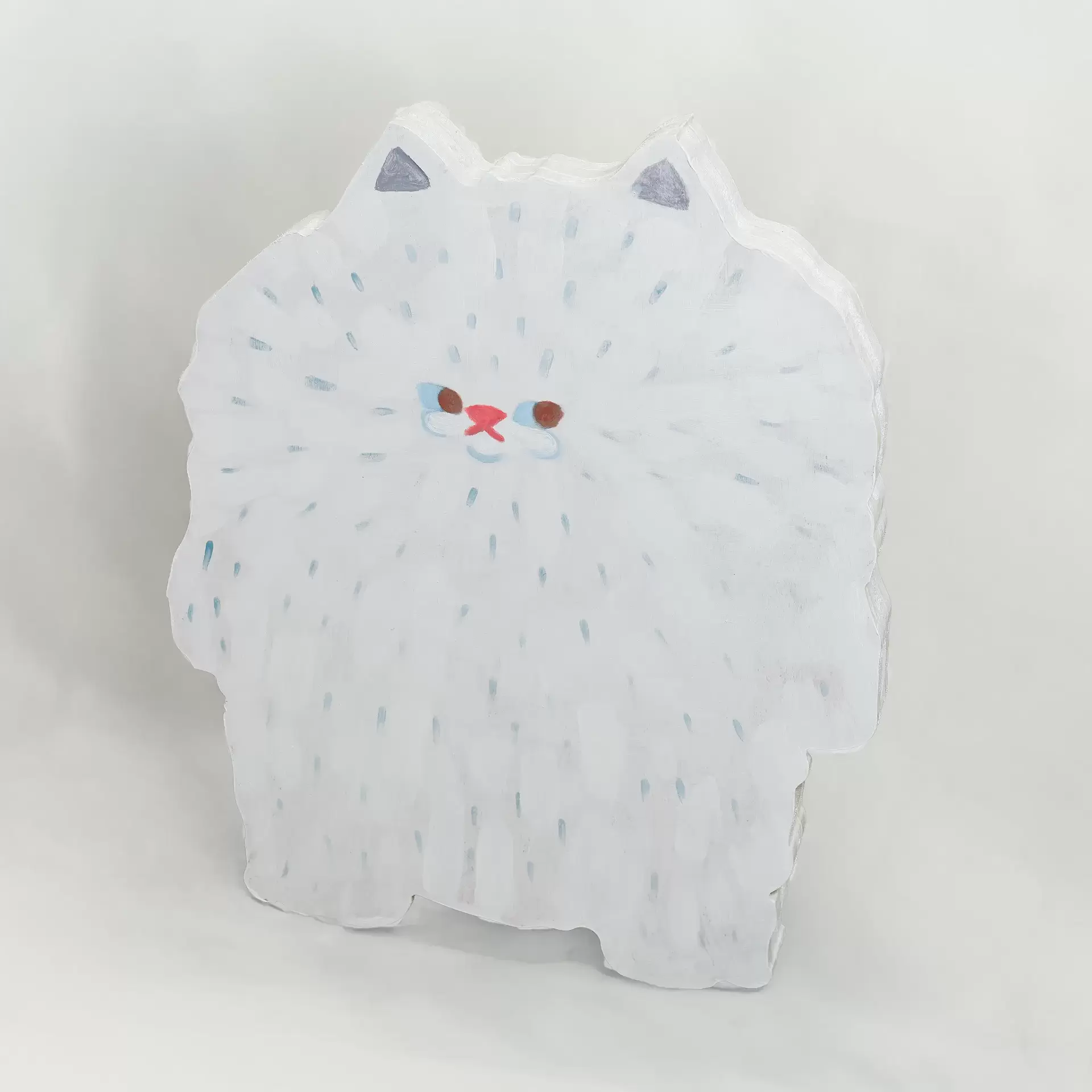 真っ白な猫